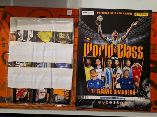2024 Panini World Class Sticker Collection Complete Set+ALBUM 384 Stickers