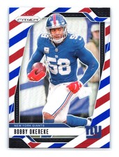 2024 Panini Prizm Bobby Okereke #216 Red White and Blue New York Giants