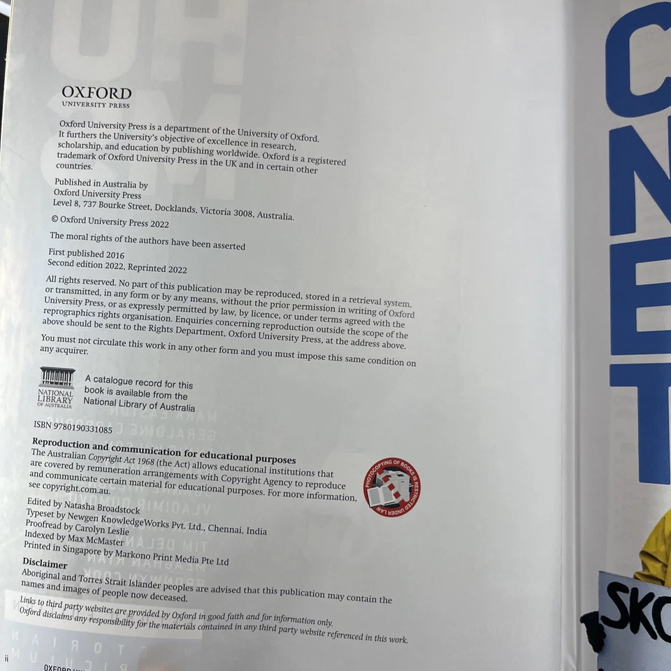 Oxford HUMS 10 Humanities Victorian Curriculum Second 2nd Edition Mark Easton - Image 4 of 4