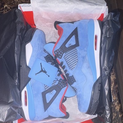 Air Jordan 4 Retro Travis Scott Cactus Jack Univ Blue 308497-406