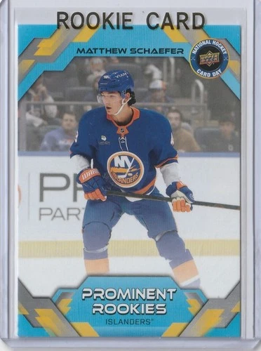2025-2026 Upper Deck Matthew Schaefer National Hockey Day Rookie Card RC #NHCD2