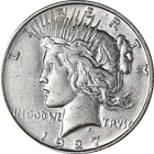 1927-D Peace Dollar
