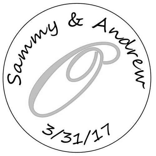 108 Personalized Monogram Wedding - Shower Hershey Kisses Labels - Party Favors - 第 18/29 張圖片