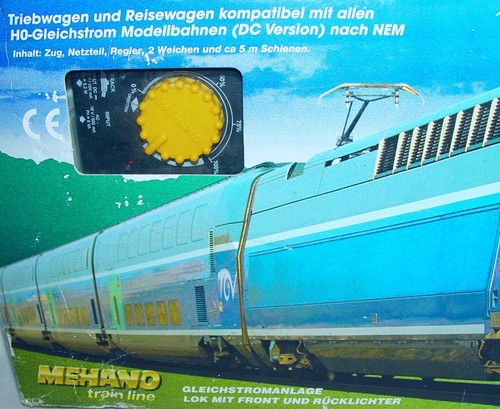 Mehano HO French SNCF 4-Piece TGV DUPLEX ATLANTIQUE HIGH SPEED MULTIPLE UNIT MIB - Picture 5 of 12