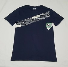 Puma Boys Youth Sports T-shirt Cotton short sleeve size XLarge Navy