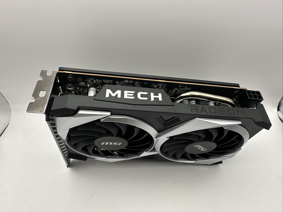 MSI Radeon RX 6500 XT MECH 2X OC 4GB GDDR6 GPU Open Box. Barely