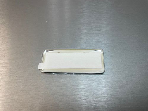 GE Profile Nameplate Badge, Small, w backer and rear self adhesive, OEM New - Picture 3 of 3