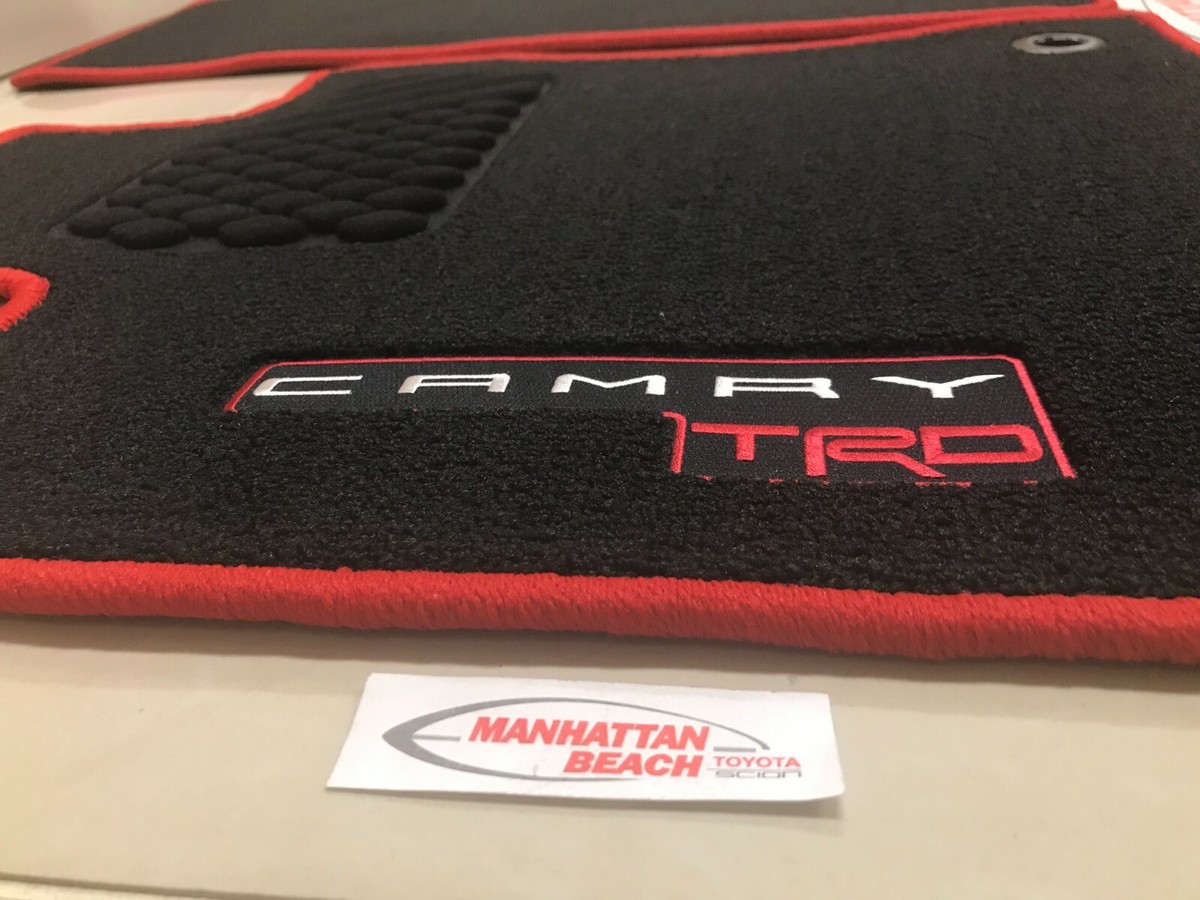 OEM 2018-2024 CAMRY 2WD TRD CARPET FLOOR MATS GENUINE TOYOTA PT206