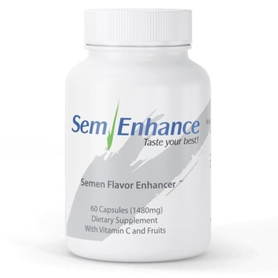SemEnhance Pills Semen Flavor Enhancer Taste Your Best NATURAL Formula: 06/2026
