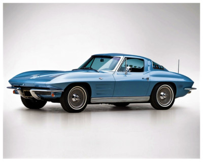 1963 CHEVROLET CORVETTE STINGRAY COUPE - 8''X10'' PHOTOGRAPH