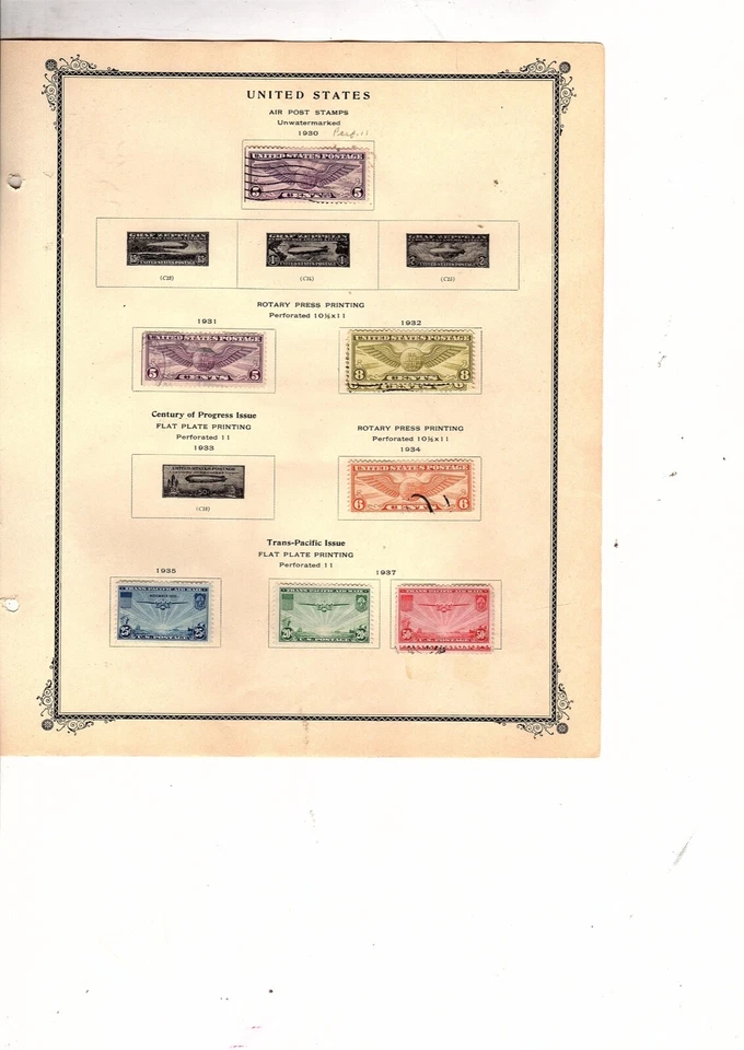 US stamps BOB mnh USED mh  UNITED STATES  airmail parcel post due CV $607. (mb30 - Image 2 of 4