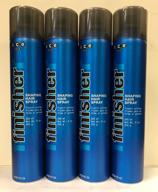 Joico Ice Hair Finisher Shaping Hair Spray 9 oz 300 ml 255 g 4 PACK