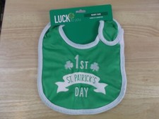 BABY BIB 1ST ST. PATRICK'S DAY - 0-12 MONTHS - NWT