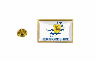 pins pin badge pins flagge land karte uk hertfordshire