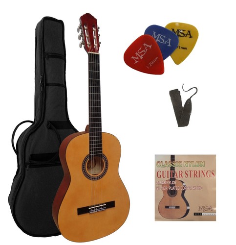 Gitarre,4/4Set/ Zubehör,Tasche+ Band u. mit ersatz Saiten, mit 3xPik/Plektren!22