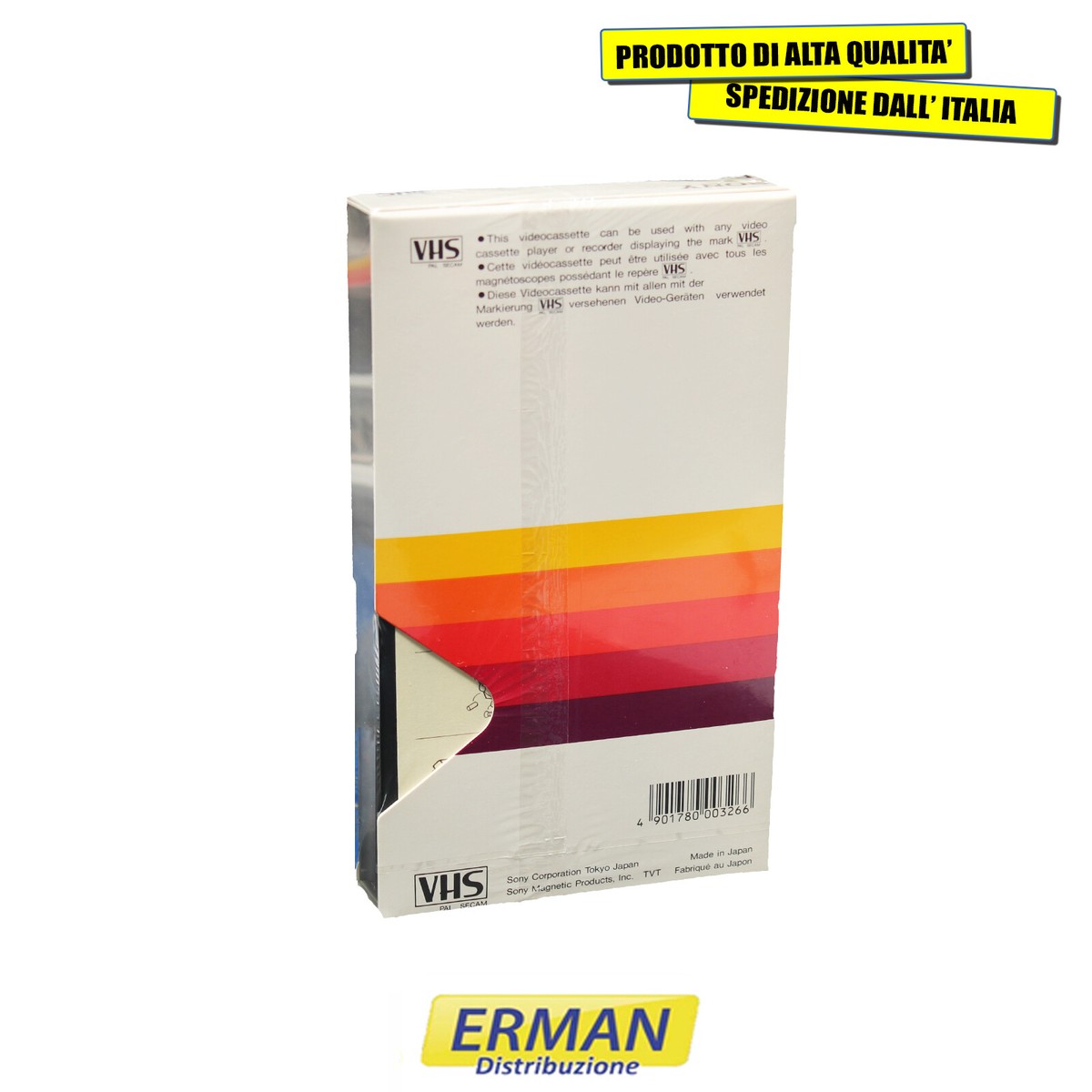 VHS VICEOCASSETTA VERGINE Sony CD 120 minuti nuova sigillata EUR 7,00