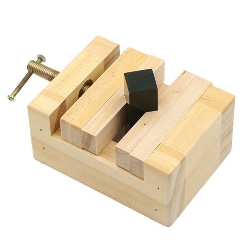 Wood Flat Vise Mini Clamp-on Bench Vise 
