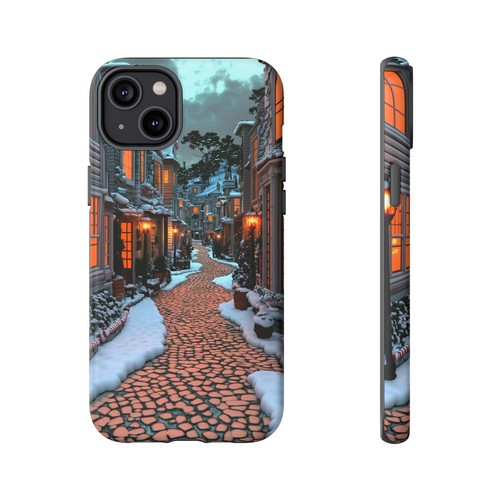 For iPhone | Samsung Galaxy | Pixel Phone Case - Winter Village Shops - 第 77/256 張圖片