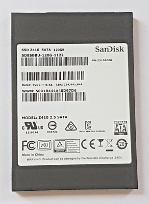 120GB SATA III SanDisk Z410 SD8SBBU-120G-1122 SSD TLC 2.5'' Internal Hard Drive