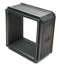 Sinar F  P 4x5" Original LEATHER Regular Bellows W/2 Corners  Rod. Swiss Made.