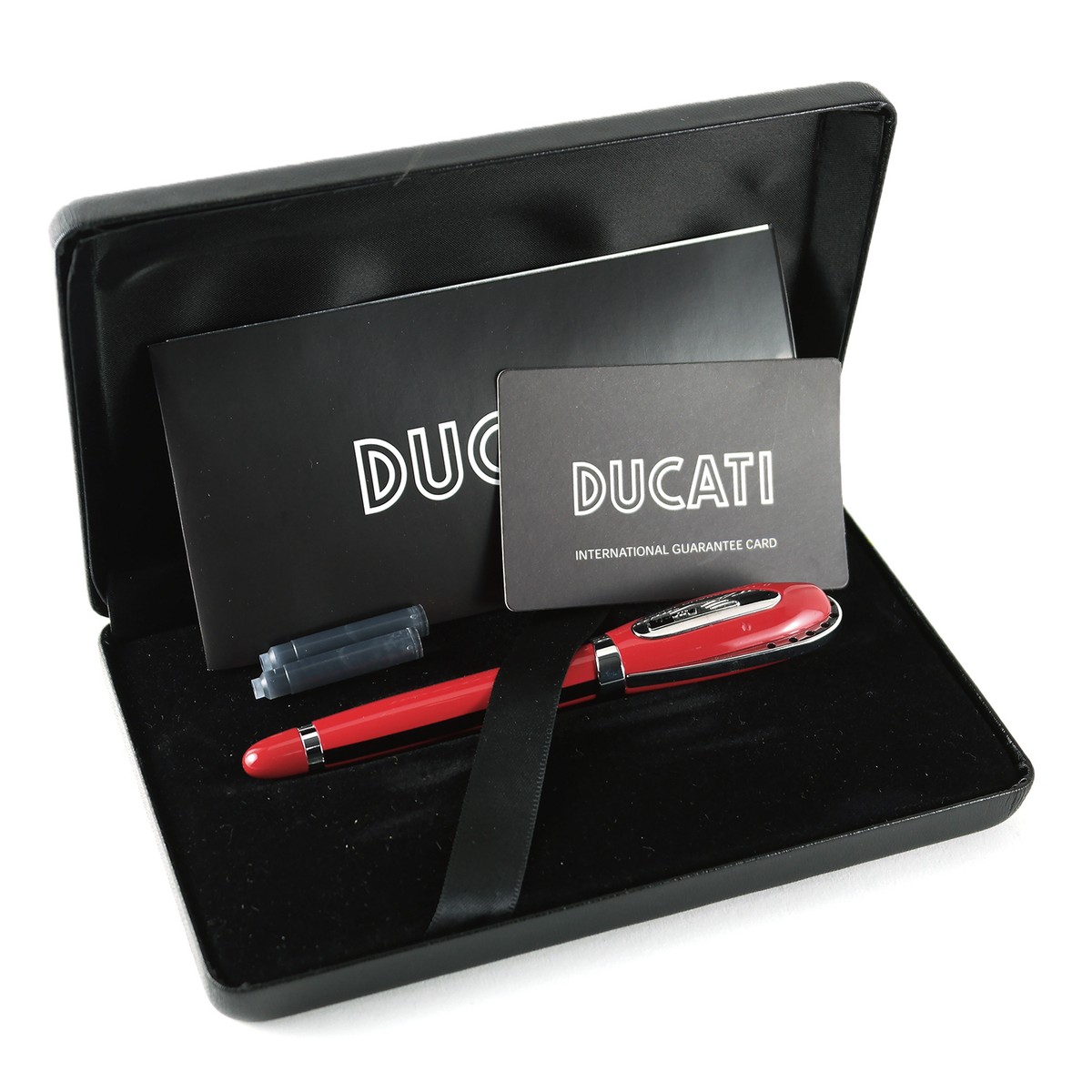 Ducati Writing Machines Red & Black Fountain Pen - M Steel Nib | eBay