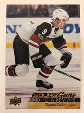 Clayton Keller CANVAS YOUNG GUNS RC 2017-18 Upper Deck Series 1 Hockey C110