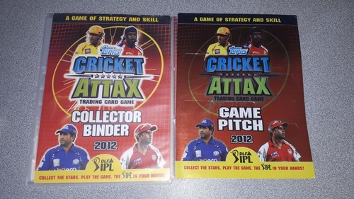 Topps Cricket Attax 2012/13 DFL IPL COMPLETE SET And Binder