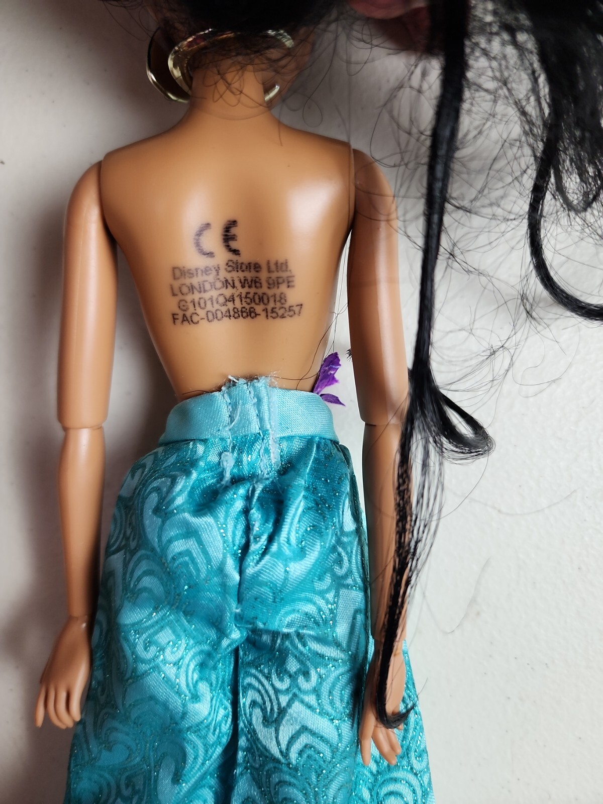 Disney Store Jasmine 11” Articulated Doll Used Needs TLC For OOAK As Is eBay