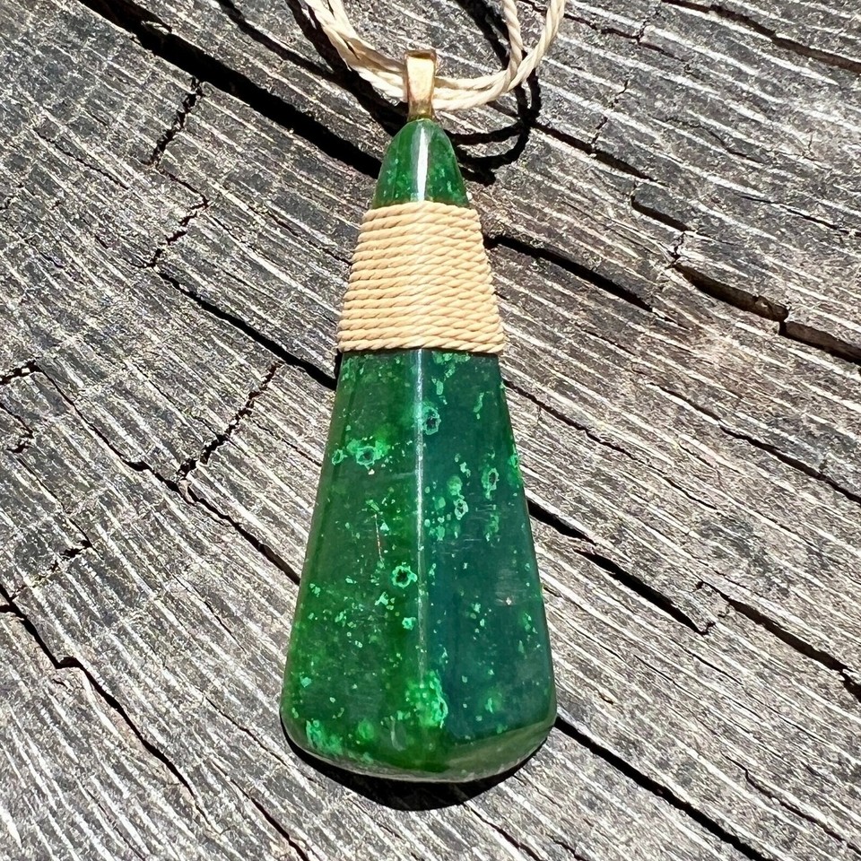 Nephrite Jade Rough w/ Chromium Inclusions From British Columbia