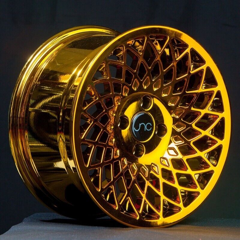 JNC Wheels Rim JNC043 Platinum Gold 15x8 4x100 ET25