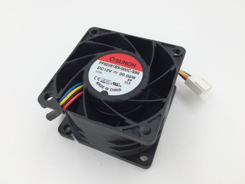 SUNON PF60381BX-000C-S99 12V 30W 60*60*38mm 6038 4-Pin PWM Cooling Fan - Picture 2 of 3