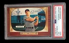 1955 bowman #202 mickey mantle; centered & signed auto PSA D