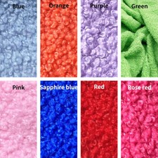 Faux Sheepskin Sherpa Fleece Curly Fabric Material Sewing Toy Doll Material