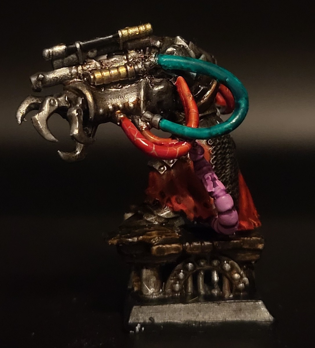 Handpainted Skaven Warp engineer Mordheim AoS Handcrafted