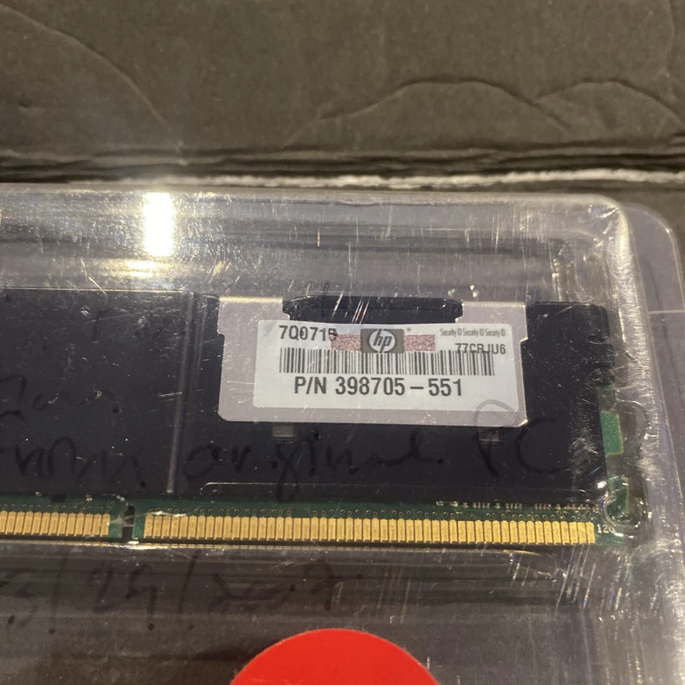 398705-551 HP 512MB DDR2-667 240-Pin FB-DIMM ECC Fully Buffered - Image 4 of 4