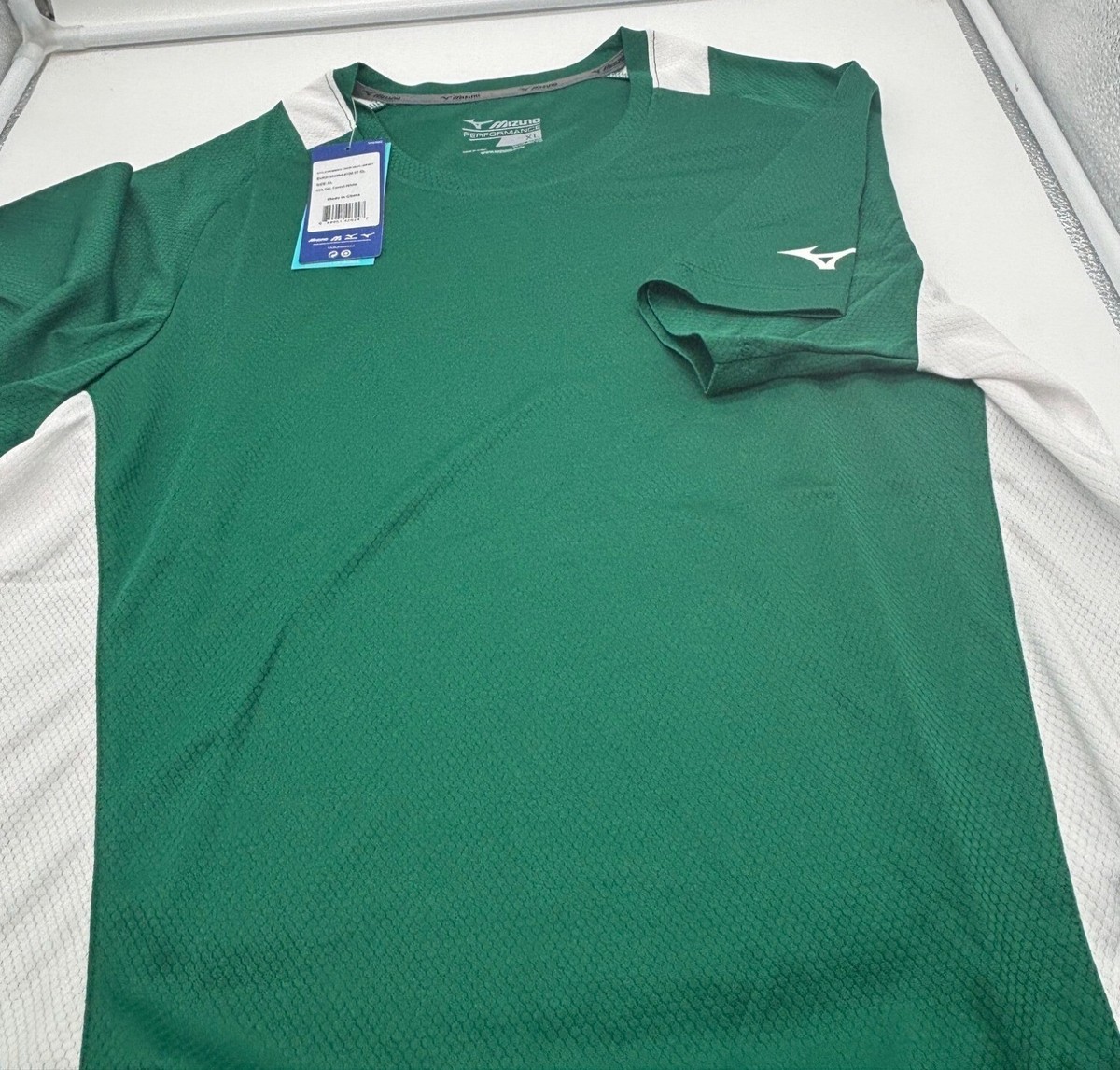 Camiseta Mizuno Softball Crew Neck Mujer Verdes Blancos Sale