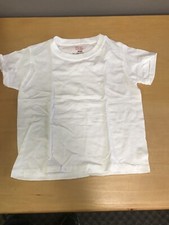Lot Of 5 Hanes Crew Comfortsoft White Cotton Boys T-Shirt SS Youth Loose XS