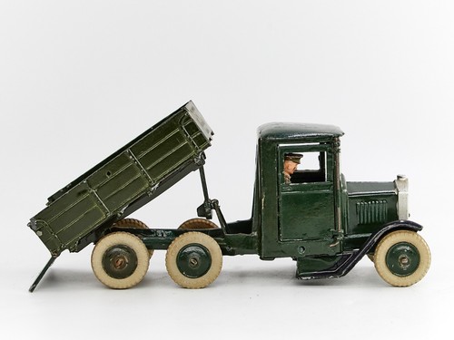 BRITAINS LTD No. 1335 Army Lorry 6 wheel Tipper WOOD Bed WWII 1950's EXC! #V44 - Picture 9 of 24