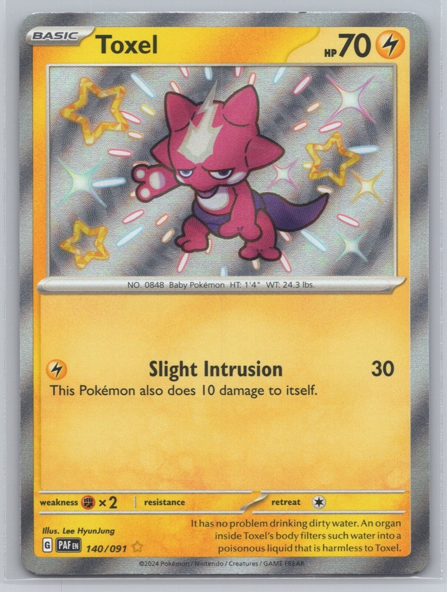 toxel pokemon card - 68/192 - Rebel Clash RarityCommon Hit Points70 HP Darkness Call for Family Search your deck for up to 2 Basic Pokmon and put them onto your Bench Happy new year 2026 everyone!!!