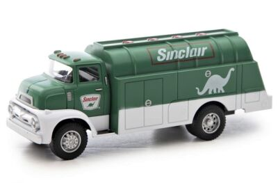 #ad #ad Retired 5 3 4 Inch Sinclair Dino 1956 Ford Fuel Tanker Truck O Scale New In Box $24.95