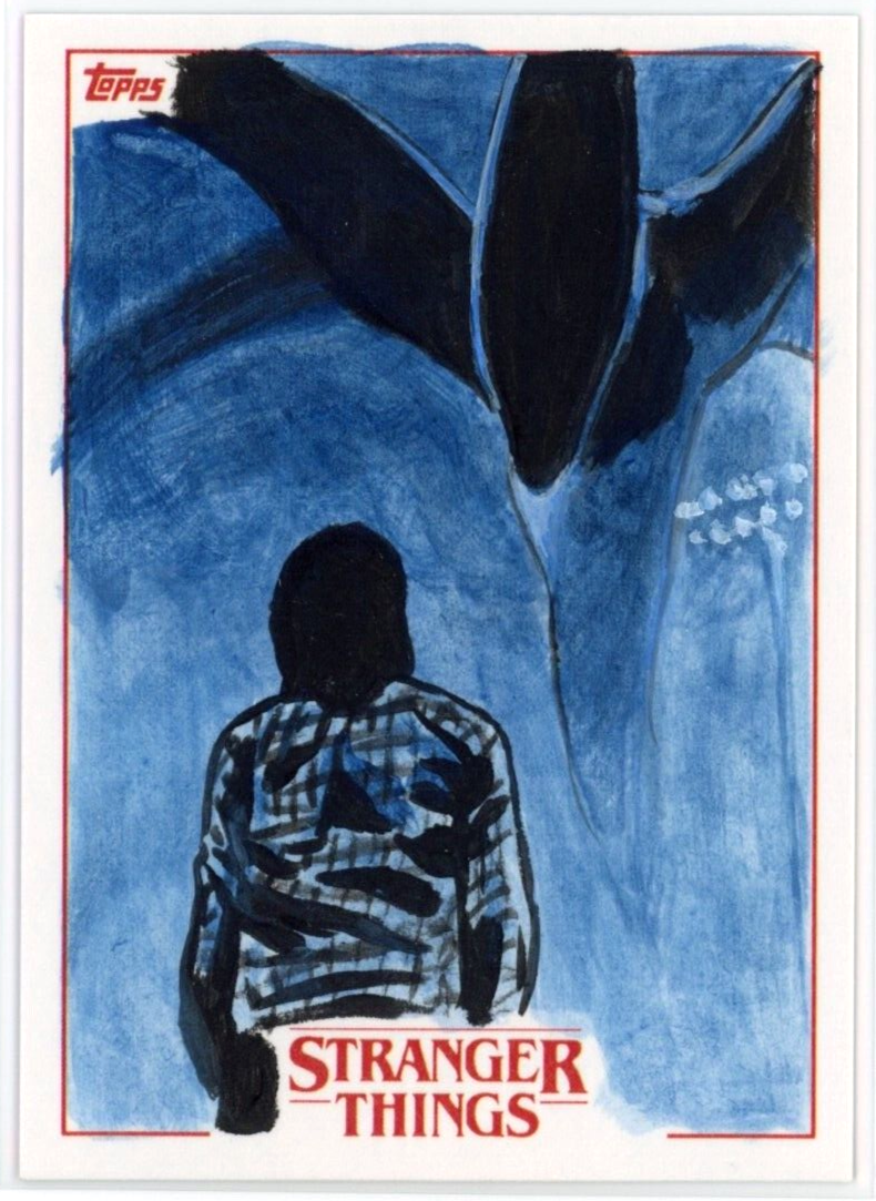 K-POP・アジア Topps STRANGER THINGS sketch card Topps Stranger Things Upside Down DEMOGORGON Sketch Card Ted