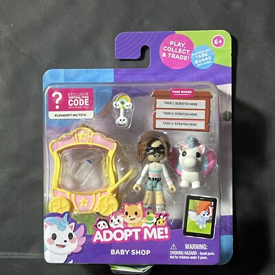 2024 Jazwares ADOPT ME! Baby Shop Playset With Code And Toys New In Box