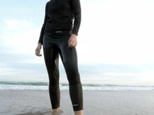 Women's 1mm Smooth Skin Wetsuit Pants, retain heat/repel water, Sizes: S-2xl