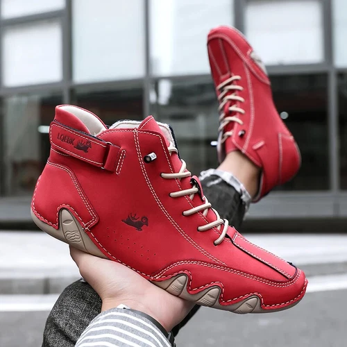 Mode Herren Arbeitsstiefel Niedrig Schnitt Leger Fahren Stiefel Turnschuhe Wandern Turnschuhe - Bild 13 von 29