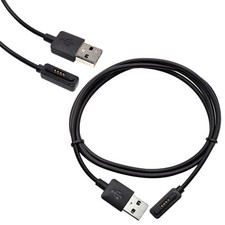 Cavo Di Ricarica USB HQRP 2-Pack Per ASUS ZenWatch-2 WI501Q WI502Q Smartwatch