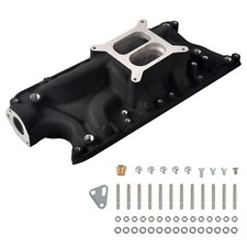 Intake Manifold Aluminum Dual Plane Black For Small Block Ford Sbf 260 289 302 Intake Manifold Aluminum Dual Plane Black For Small Block Ford Sbf 260 289 302