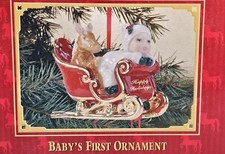 Breyer Horses 700817 Baby's First Ornament Sleigh Pony 2nd Series 2007 NIB