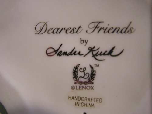 LENOX DEAREST FRIEND Figurine by SANDRA KUCK with Cat Kitten NEW in BOX with COA - Picture 4 of 4