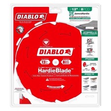 Freud D1208DH Diablo 12-Inch by 8 Tooth Polycrystalline Diamond Tipped TCG Hardi