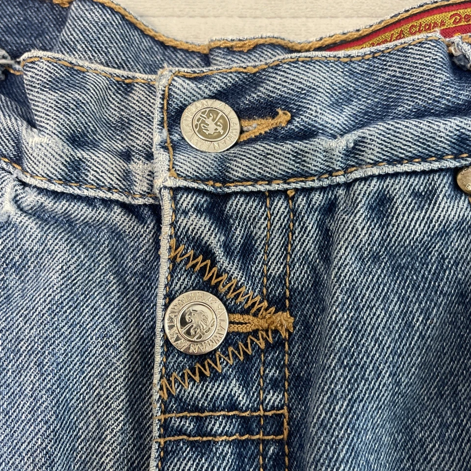 Jeans Lawman Western Vintage Talla 11/12 Botón Mosca Calce Relajado Desnudo Foto 4 de 4